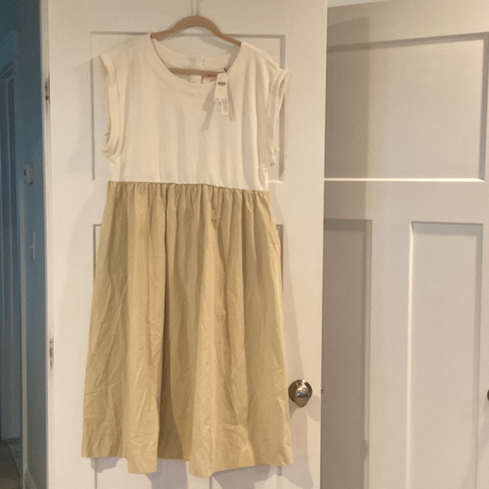 Maeve for Anthropologie Two-Tone Dress